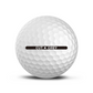 Cut Blue Golf Ball 