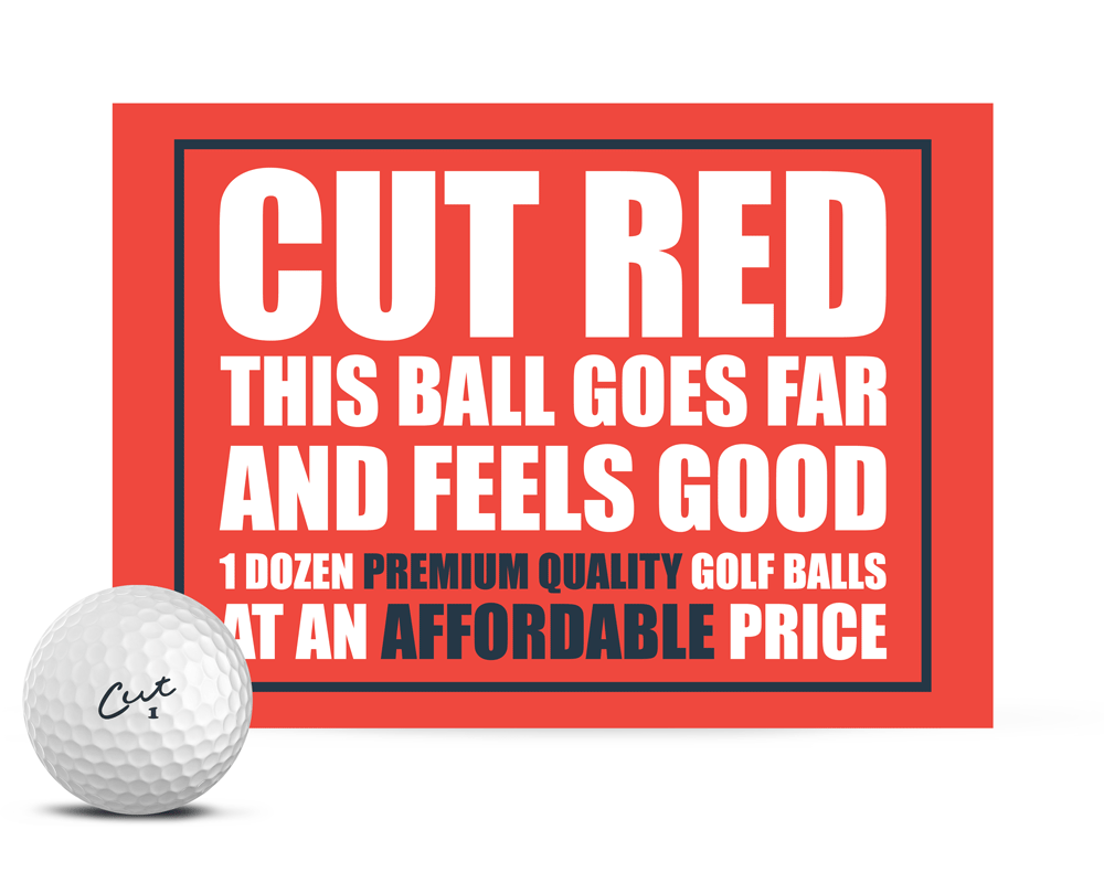 Cut Golf Red Dozen