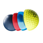 Cut DC Dual Core Golf Ball Dissected In Atomic Yellow Outer Color