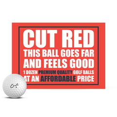 Cut Red 2 Piece Ionomer – Cut Golf